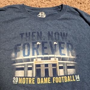 Notre dame 2014 shirt. Size large